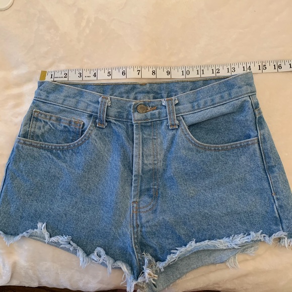Brandy Melville denim jean high waisted shorts - Picture 6 of 14